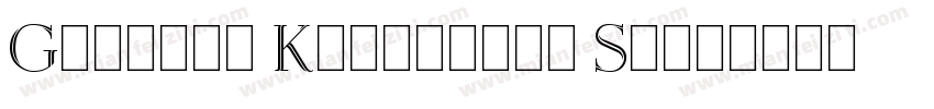 Gordian Kapitalen St字体转换